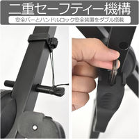 KC キョーリツ キーボードスタンド X型 ダブルレッグ 高さ無段階調整 二重セーフティー機能搭載 KYBS-D/BK x 3台（直送品）