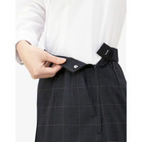 ボンマックス BONOFFICE プリーツスカート グレイ×ピンク 17号 AS2339-32-17（直送品）