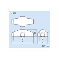 因幡電機産業 クロスジョイント JXー1320 1セット(2個)（直送品）