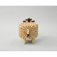 YAMAZEN アニマルスツールミニ キリン ASM-2828(GF) 1脚（直送品）