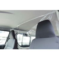 明和グラビア 間仕切り透明シート 車用 128×130cm 391269 1個