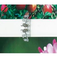 エスコ 11x50x16mm ダブルクリップ・連結(20個) EA762FB-261 1セット(200個:20個×10組)（直送品）