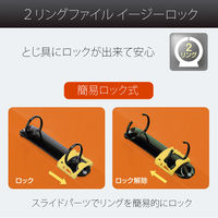 プラス　DEJAVU　2リングロック　PY　20　　98054　10冊（直送品）