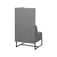 【アウトレット】【軒先渡し】パネルソファ 左肘 幅730mm グレー 285245 1台（直送品）