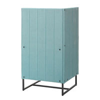 【軒先渡し】パネルソファ 右肘 幅730mm ミントブルー 285290 1台（直送品）