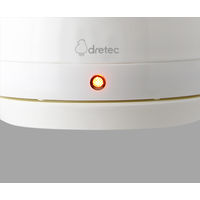 ドリテック 電気ケトル「プロム」1.0L ホワイト PO-160WT 1台