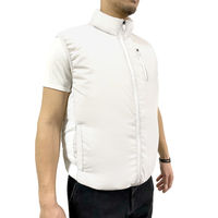 ファミリー・ライフ フード付きファンベスト モバイルバッテリー付き ホワイト M~L a2816613 1個（直送品）