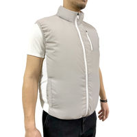 ファミリー・ライフ フード付きファンベスト モバイルバッテリー付き グレー M~L a2816622 1個（直送品）