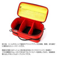 ライラクス DRESS ユーティリティセミハードケース レッド M 4249051 1個（直送品）