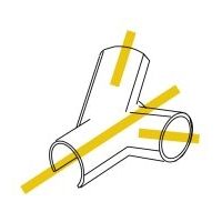 スペーシア プラスチックジョイント(角度) PJ-409W オフホワイト 1セット(20個)（直送品）