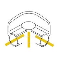 スペーシア プラスチックジョイント(台車用) PJ-607B ロイヤルブルー 1セット(15個)（直送品）