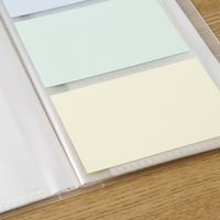 無印良品 ポリプロピレンカードホルダー サイド収納 3段 180ポケット 1セット（10冊） 良品計画