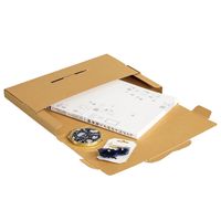 ナカバヤシ 段ボールボックスL5枚入り/厚さゲージ付 NDBX-L 1個（直送品）