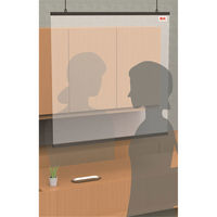 ナカバヤシ 飛沫防止防炎シート吊り下げタイプ1枚入 CST-H1010（直送品）