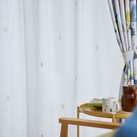 スミノエ デザインライフ セミオーダー レースカーテン イエティボイル 1200×2040mm ライトベージュ 1セット(2枚入)（直送品）