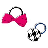 清原 ヘアーゴム 太 2m 黒 SUN41-64 1セット(1袋×30)