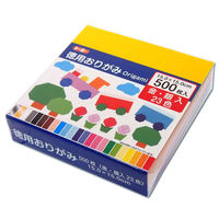 トーヨー 徳用折紙15.0cm 500枚 23色調 090205 1冊