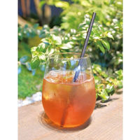 パックスタイル PS紙ストロー 6φ×210mm 黒(袋入) 00603941 1セット(100本)（直送品）