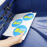 中川製作所 ラミフリー レーザープリンタ用紙 丸形POP3面 A4 100枚 UPLF08-100 1箱（100枚入）