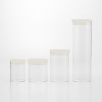 無印良品 耐熱ガラス丸型保存容器 約直径9.5×高さ16cm 約800ml 良品計画