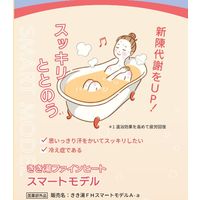 きき湯 炭酸入浴剤 ファインヒート スマートモデル 400g お湯の色 オレンジ（透明タイプ） アース製薬