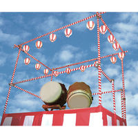 【イベント用品・販促用品】ササガワ 紅白テープ 50m巻 40-3081 1巻