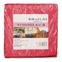 ソニカル マイクロクロス mini 赤 30X30 NB20786R 1袋(25枚入)