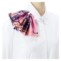 カーシーカシマ TRICOT CORD KNIT 長袖シャツブラウス サックス 11号 EWB871 1着