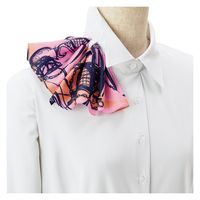 カーシーカシマ TRICOT STRIPE KNIT 長袖シャツブラウス パープルストライプ 15号 EWB875 1着