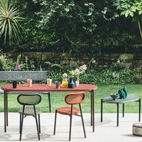 杉田エース WAーテーブル ロング グリーン 660188 1台（直送品）