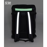 日本緑十字社 ゲンバッグ リフレクトタイプ GNBー2 黒 520×350×180mm 146162 1個（直送品）