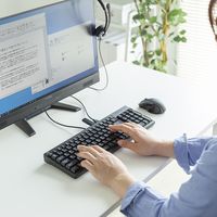 サンワサプライ USBハブ付コンパクトキーボード SKB-KG2UH2BK 1個