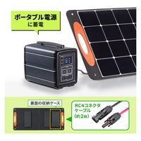 サンワサプライ ポータブルソーラーパネル(100W) BTL-SP1 1個