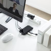 サンワサプライ USB3.2Gen2対応 Type-C 7ポートハブ USB-3TCH38BK 1個