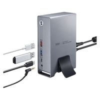 サンワサプライ USB Type-Cドッキングステーション（4K×3画面出力対応） USB-CVDK10 1個（直送品）