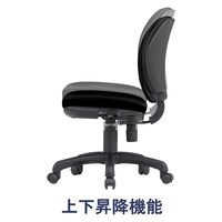 藤沢工業株式会社 TOKIO ハイバック レザーチェア ブラック FST-77HL BK 1脚（取寄品）