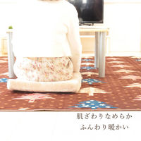 1枚 低反発 リバーシブル チョコレート ブラウン 四角 スクエア チェアパッド クッション おしゃれ かわいい 冬  暖かい 節電対策（直送品）