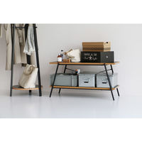 ICHIBA Dio9 ディオナイン ローラック 幅800×奥行330×高さ420mm ブラック DIR-3598BK 1台（直送品）