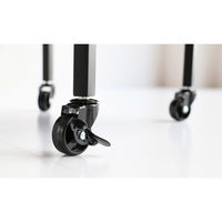 ICHIBA Dio9 ディオナイン サイドワゴン 幅450×奥行360×高さ680mm ブラック DIW-3596BK 1台（直送品）