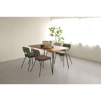 ICHIBA RUMMY ラミーチェア ブラウン RUC-3591BR 1脚（直送品）