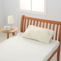 西川 のびのびタオルピローケース 約34×64cm 北欧調 フラワー ベージュ XT62186578 1枚