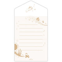 日本ホールマーク 一筆箋 封筒箋 ミュージカルパレ 809591 1セット(6冊)（直送品）