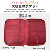 コモライフ まとまる持ち運び通院ケース レッド 391345 1個