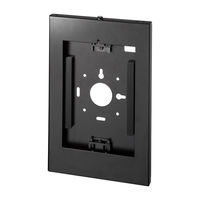 サンワサプライ iPad用スチール製ケース(ブラック) CR-LAIPAD16BK 1台