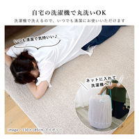 スミノエ プレジー 洗える 防音ラグ 1850×1850mm アイボリー 4549781260006 1枚（直送品）