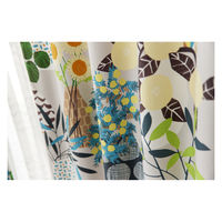 スミノエ デザインライフ ジョイ 遮光カーテン フラワーポット 1000×2000mm グレー 4549781289106 1枚（直送品）