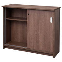 【組立設置込】アール・エフ・ヤマカワ 書庫型カウンターIII DMJウォルナットII RFHCSH3-1200DM2 1台（取寄品）