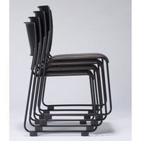 中央可鍛工業 MORループスタッキングチェア (ブラック脚) MO-27B-BR 1箱(5脚入) オリジナル