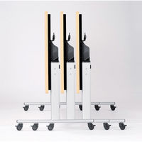 【軒先渡し】ニシキ工業  スタッキングテーブル  幅1500×奥行900×高さ720mm  ウォールナット  ATOV-S1590K-WN  1台（直送品）