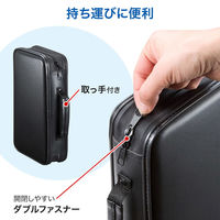 サンワサプライ CDジャケット収納対応セミハードケース(96枚収納・ブラック) FCD-WLBD96BBK 1個